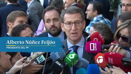 Feijóo ve "sorprendente" que Sánchez mantenga a ministros "desgastados"