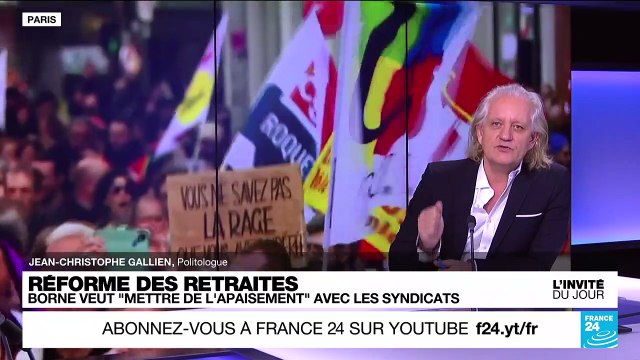 Réforme des retraites : E. Borne veut mettre de l’apaisement avec les syndicats
