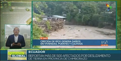 Ecuador reporta 16 fallecidos por deslizamiento de tierra