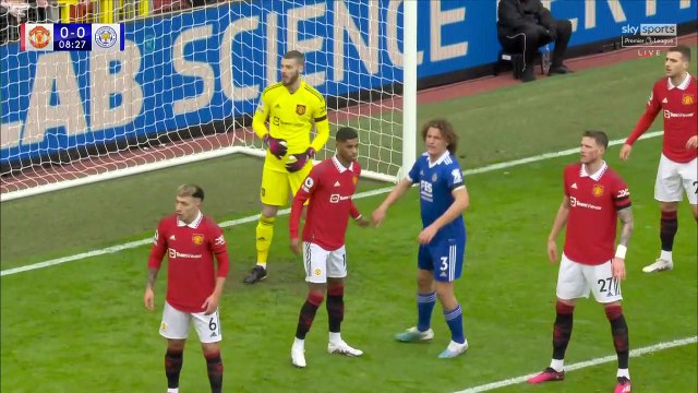 EPL 2022-2023 || Manchester United vs Leicester City || First Half || Feb 19 2023