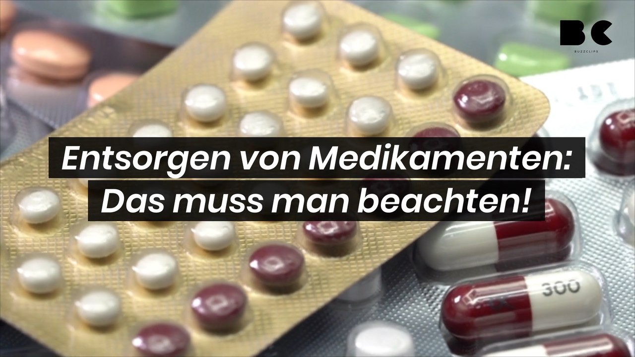 Entsorgung von Medikamenten: Das muss man beachten!