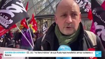 Informe desde París: manifestantes de la reforma de las pensiones bloquean el acceso al Louvre