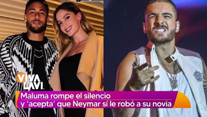 Maluma acepta que Neymar le "bajó" a su novia