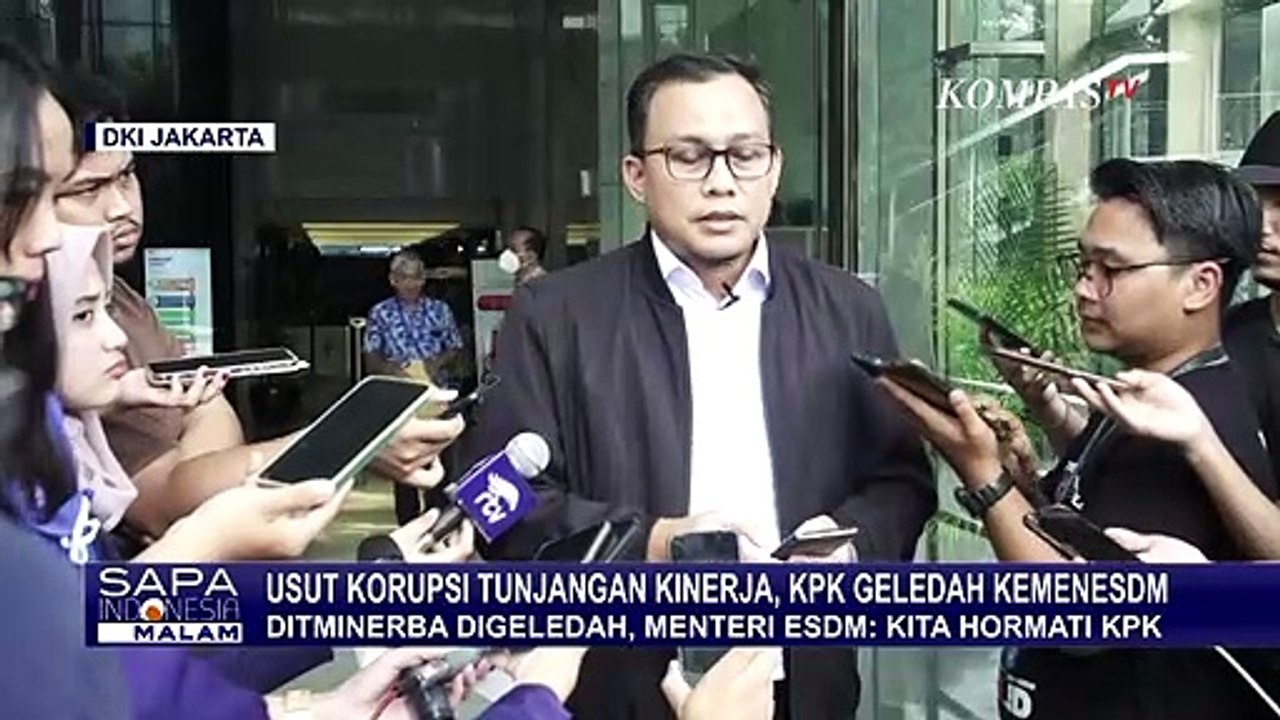 Usut Korupsi Tunjangan Kinerja Kpk Geledah Kantor Direktorat Minerba Kementerian Esdm Video