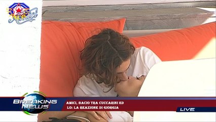 Amici, bacio tra Cuccarini ed  Lo: la reazione di Giorgia