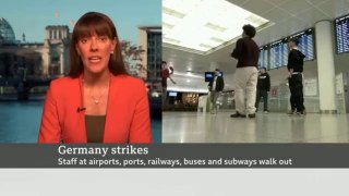 Breaking News: 'Mega Strike' Brings Germany's Transport to a Standstill