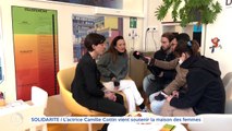 SOLIDARITE / L'actrice Camille Cottin vient soutenir la maison des femmes