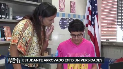 Estudante é aprovado em 13 universidades no Brasil e no exterior 27/03/2023 15:22:12