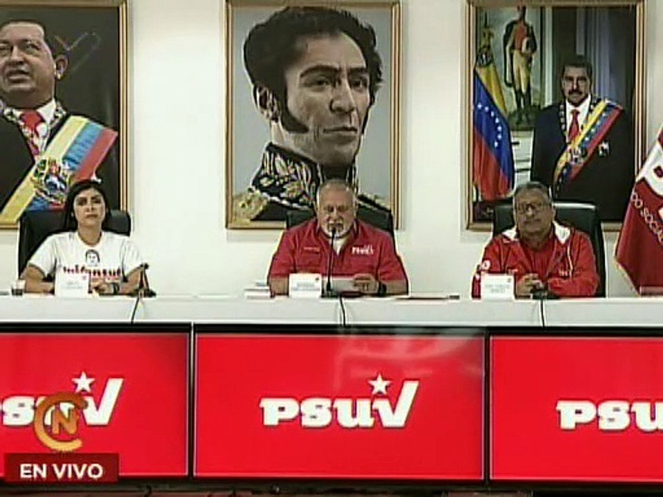 Primer Vpdte. del PSUV, Diosdado Cabello: "Los corruptos métanse dónde se metan, vamos por ellos"