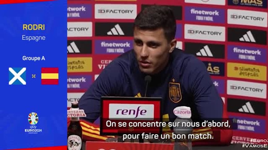 Ecosse - Espagne : Rodri : 