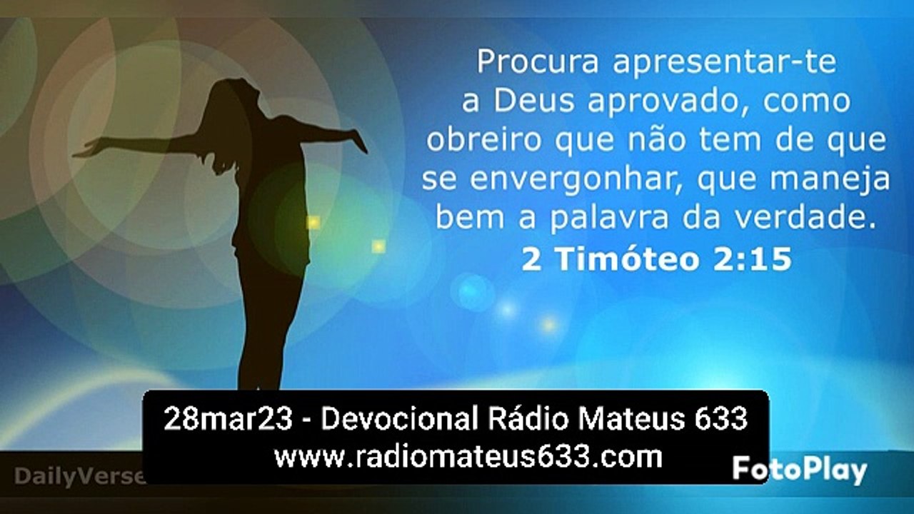 28mar23 - Devocional Rádio Mateus 633