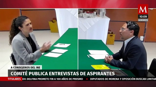 Comité de selección publica entrevistas de aspirantes a consejeros del INE