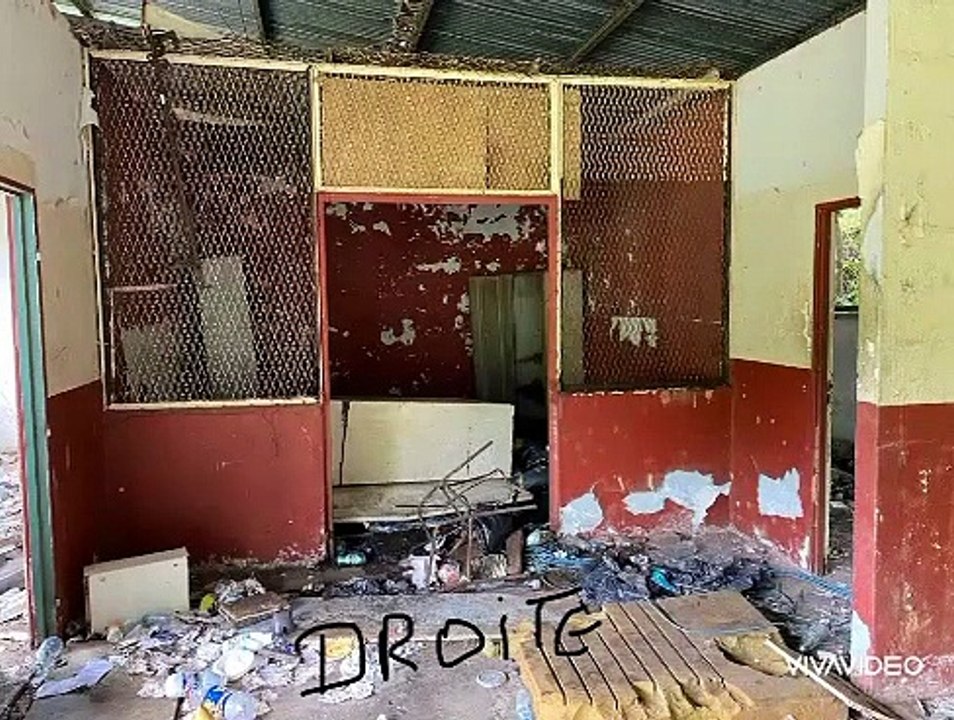 Avant/après salle du boxe du Boxing club de Montjoly