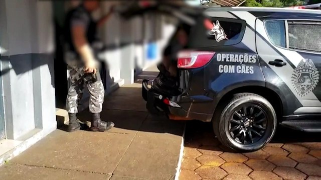 Casal em posse de drogas, armas e munições é detido pelo Choque