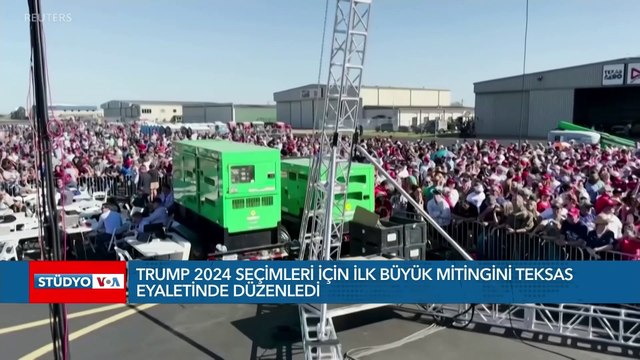 Trump Teksas Eyaletinde Miting Düzenledi