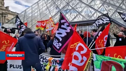 Louvre Müzesi Kapandı: "Mona Lisa Grevde"