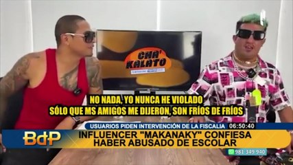 Estas son las veces en las que 'Makanaky' confesó que habría participado en una violación grupal