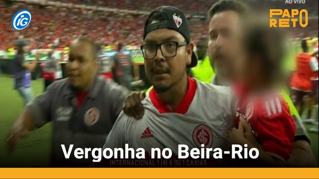 Cenas lamentáveis no Beira-Rio