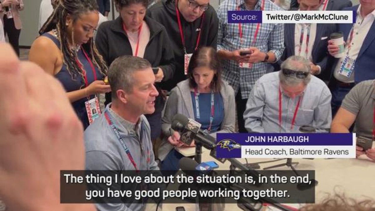 'Lamar has handled everything with class' - Harbaugh reacts to Jackson's Ravens trade request