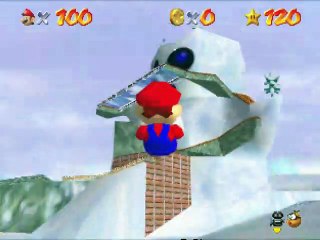 Super Mario 64 - Road to Whirl from the Freezing Pond 12"24