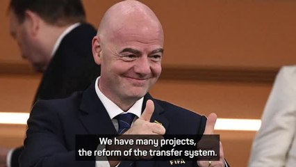 Скачать видео: Football has 'stability' after FIFA agreement with European clubs - Infantino