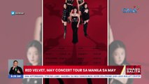 Red Velvet, may concert tour sa Manila sa May | UB