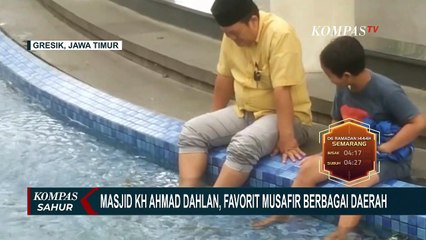 Jadi Favorit Para Musafir, Beginilah Penampakan Masjid Kiai Haji Ahmad Dahlan di Gresik!