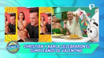 Dejaron atrás sus diferencias: Karla Tarazona y Christian Domínguez celebraron cumpleaños de su hijo