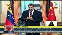 Presidente de Venezuela reconoce los aportes diplomáticos del embajador de China Li Baorong