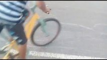 Bicycle Burnouts Trini Style (Bicycle drifting)