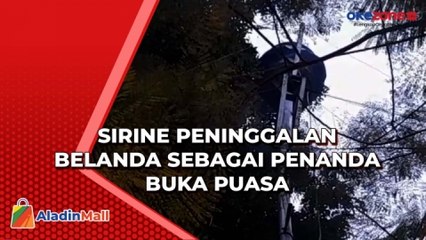 Unik, Warga Blora Gunakan Sirine Peninggalan Belanda Sebagai Penanda Buka Puasa