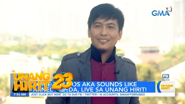 Kaboses at kamukha diumano ni Arnel Pineda, LIVE SA UH Stage | Unang Hirit