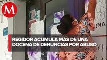 Mujeres clausuran simbólicamente las oficinas de la Regiduría Sexta de Veracruz