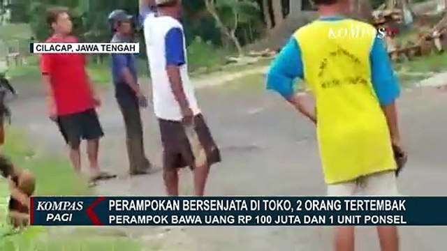 Detik-Detik Perampok Bersenjata Api Beraksi di Cilacap, Tembak Warga dan Bawa Kabur Uang Rp100 Juta