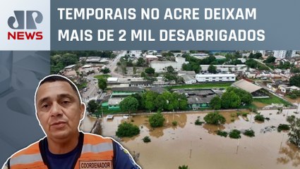 Tenente analisa temporais no Acre: “Nesta noite, temos a previsão de tirar 80 famílias”
