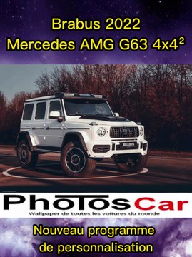 Brabus Mercedes AMG G63 4x4² 2022 - Nouveau programme de personnalisation