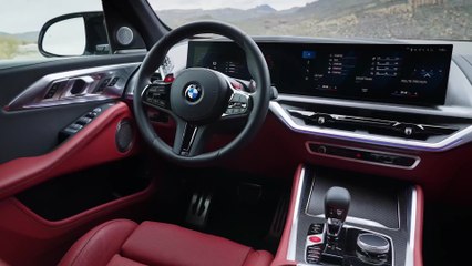 Download Video: The first-ever BMW XM Interior Design in White-Orange