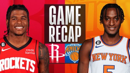 Knicks Dominate Rockets 137-115 with Quickley's Career-High 40 Points 🏀