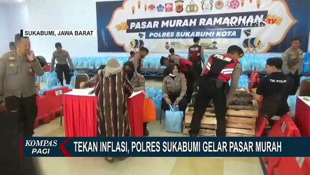 Polres Sukabumi Gelar Pasar Murah Ramadan Demi Tekan Harga Sembako di Pasaran