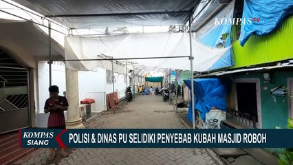 14 Warga Luka-Luka Tertimpa Robohan Kubah Masjid Ittifaqul Makassar!