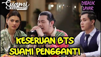 KESERUAN CAST SUAMI PENGGANTI CARLO BERSETERU DENGAN RACHQUEL SAMBIL NONTON WEMPIE BONA!