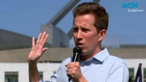 Greens MP Max Chandler-Mather and independent senator David Pocock push Labor to expand affordable housing fund
