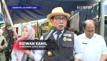 Momen Ridwan Kamil Diinterupsi Ibu-ibu Pasar Usai Sidak Bahan Pangan di Pasar Kiaracondong
