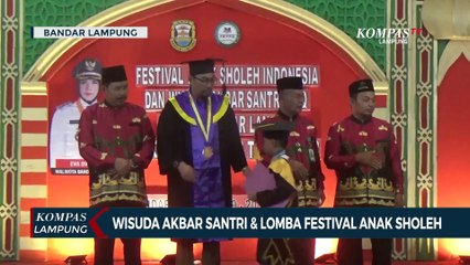 Wisuda Akbar Santri & Lomba Festival Anak Sholeh di Bandar Lampung