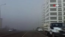 Siirt’te etkili olan sis görüş mesafesini 10 metreye kadar düşürdü