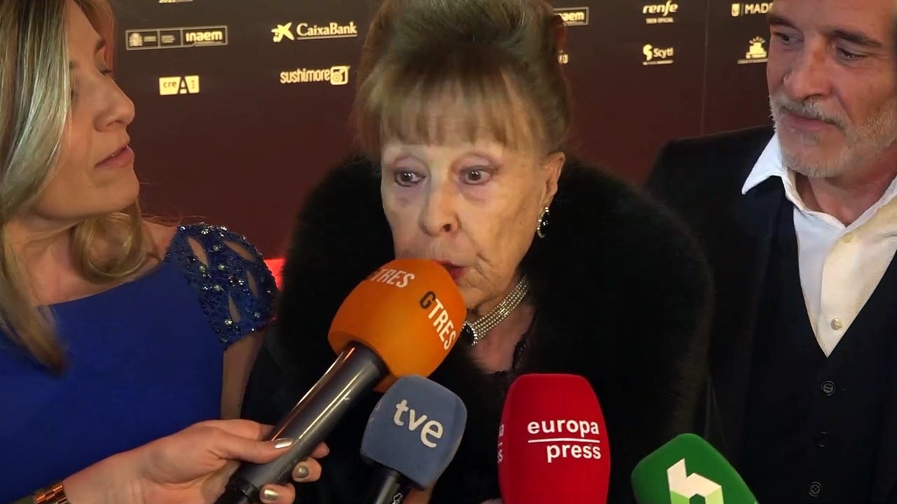 La esperada reaparición de Gemma Cuervo tras su retirada arropada por sus hijos