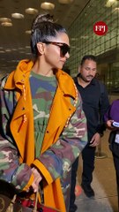 Deepika Padukone Makes a Stylish Appearance at Mumbai Airport