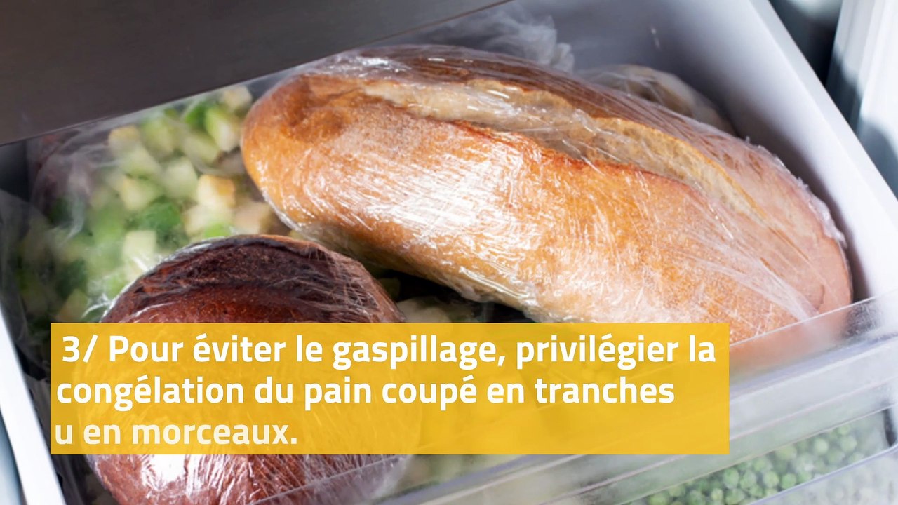 6 conseils pour congeler du pain sans en perdre sa saveur