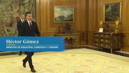 Toma de posesión de los nuevos ministros Héctor Gómez y José Manuel Miñones