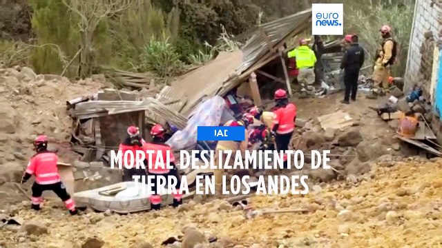 Mortal deslizamiento de tierra en Ecuador, al menos 7 muertos y 64 desaparecidos